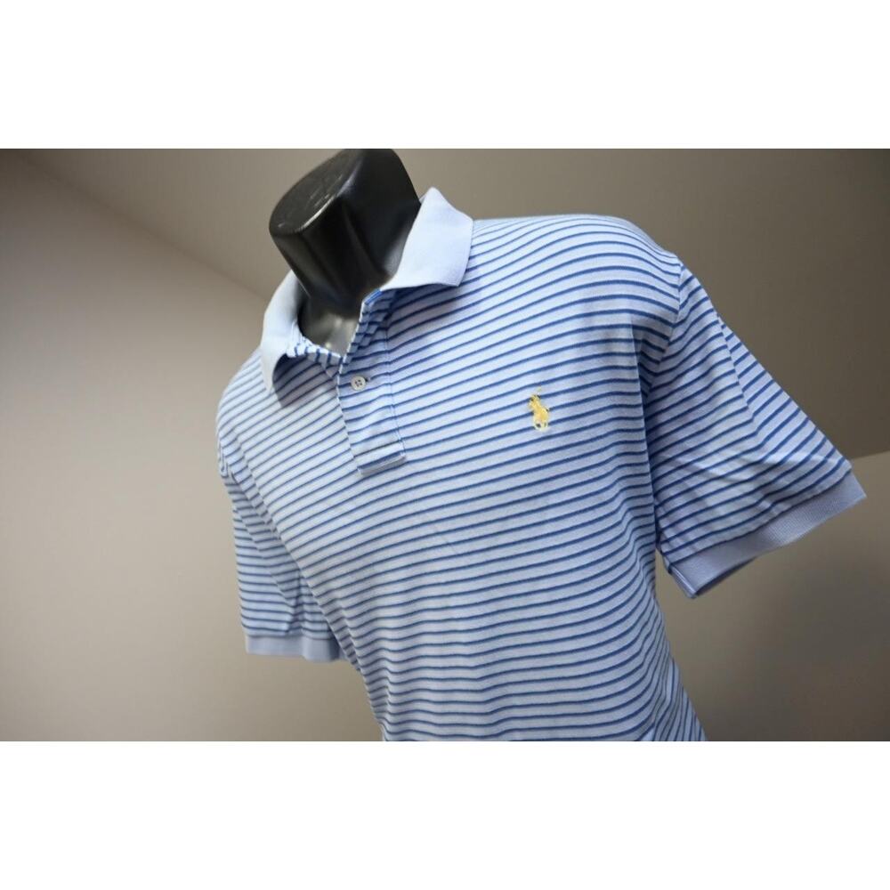 Polo Ralph Lauren Golf Polo Classic Fit Striped Short Sleeve Mens Sz Large